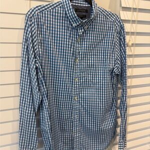Banana Republic Blue Gingham Men's Shirt